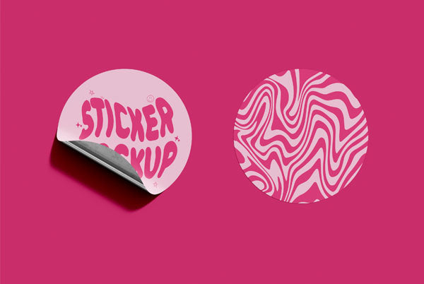 Matte Stickers Design Stickers – Arch 5 Design